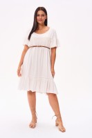 Sukienka Moss Plus Size Ecru