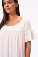Sukienka Moss Plus Size Ecru