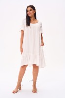 Sukienka Moss Plus Size Ecru