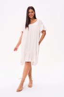 Sukienka Moss Plus Size Ecru