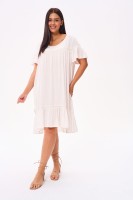 Sukienka Moss Plus Size Ecru