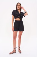 Szorty Damskie Tassel BS Czarny