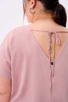 Bluzka Damska Cygaro Plus Size Antyczny Róż