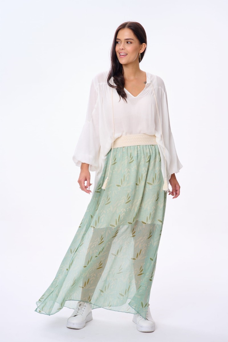 Spódnica Kokoa Plus Size Mięta