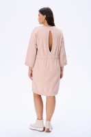 Sukienka Nikki Plus Size Jasny Beż