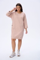 Sukienka Nikki Plus Size Jasny Beż
