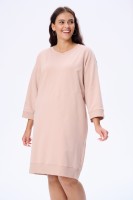 Sukienka Nikki Plus Size Jasny Beż