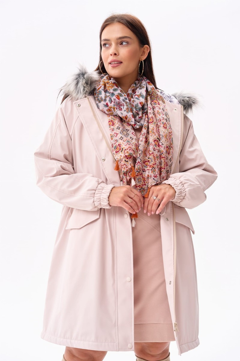 Kurtka Damska Sharona Plus Size Jasny Beż