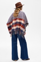 Ponczo Damskie AW24 #11 BS Krata Pepitka