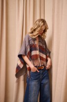 Ponczo Damskie AW24 #11 BS Krata Pepitka