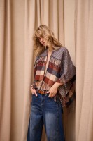 Ponczo Damskie AW24 #11 BS Krata Pepitka