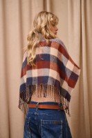 Ponczo Damskie AW24 #11 BS Krata Pepitka
