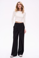 Spodnie Damskie Sanak Black