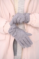 Rękawiczki Damskie AW24 #2 BS Szary Melanż