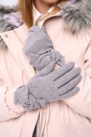 Rękawiczki Damskie AW24 #2 BS Szary Melanż
