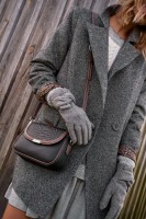 Rękawiczki Damskie AW24 #2 BS Szary Melanż