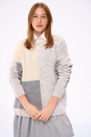 Sweter Damski Hardin Jasny Szary