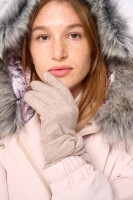 Rękawiczki Damskie AW24 #2 BS Beż Melanż