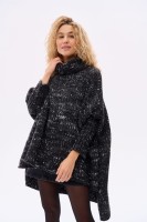 Sweter Damski Tris Czarny Melanż
