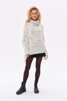 Sweter Damski Tris Ecru Melanż