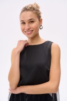 Tunika Damska Glossy Czarny