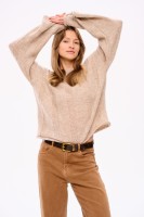 Sweter Damski Levi Lniany Melanż