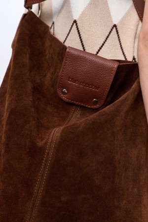 Torebka 2 BS Skóra Naturalna Cambridge Brown