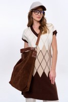 Torebka 2 BS Skóra Naturalna Cambridge Brown