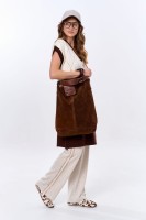 Torebka 2 BS Skóra Naturalna Cambridge Brown