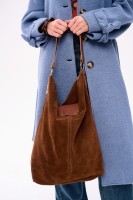 Torebka 2 BS Skóra Naturalna Cambridge Brown
