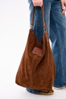 Torebka 2 BS Skóra Naturalna Cambridge Brown