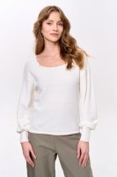 Sweter Damski Turan Ecru