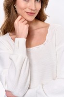 Sweter Damski Turan Ecru