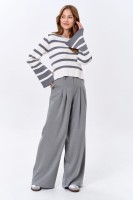 Sweter Damski Taya Ecru / Grey