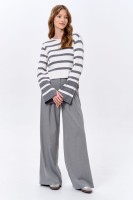 Sweter Damski Taya Ecru / Grey