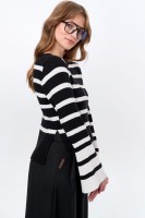Sweter Damski Taya Black / Ecru