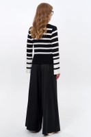 Sweter Damski Taya Black / Ecru
