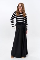 Sweter Damski Taya Black / Ecru