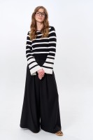 Sweter Damski Taya Black / Ecru