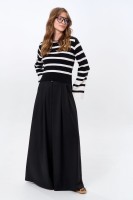 Sweter Damski Taya Black / Ecru