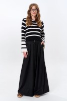 Sweter Damski Taya Black / Ecru