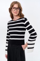 Sweter Damski Taya Black / Ecru