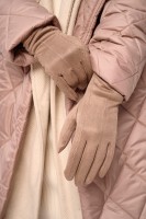 Rękawiczki Damskie AW24 #3 BS Jasny Beż