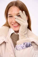 Rękawiczki Damskie AW24 #4 BS Jasny Beż