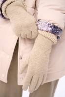 Rękawiczki Damskie AW24 #4 BS Jasny Beż