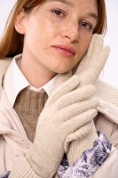 Rękawiczki Damskie AW24 #4 BS Jasny Beż