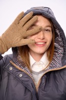Rękawiczki Damskie AW24 #4 BS Camel