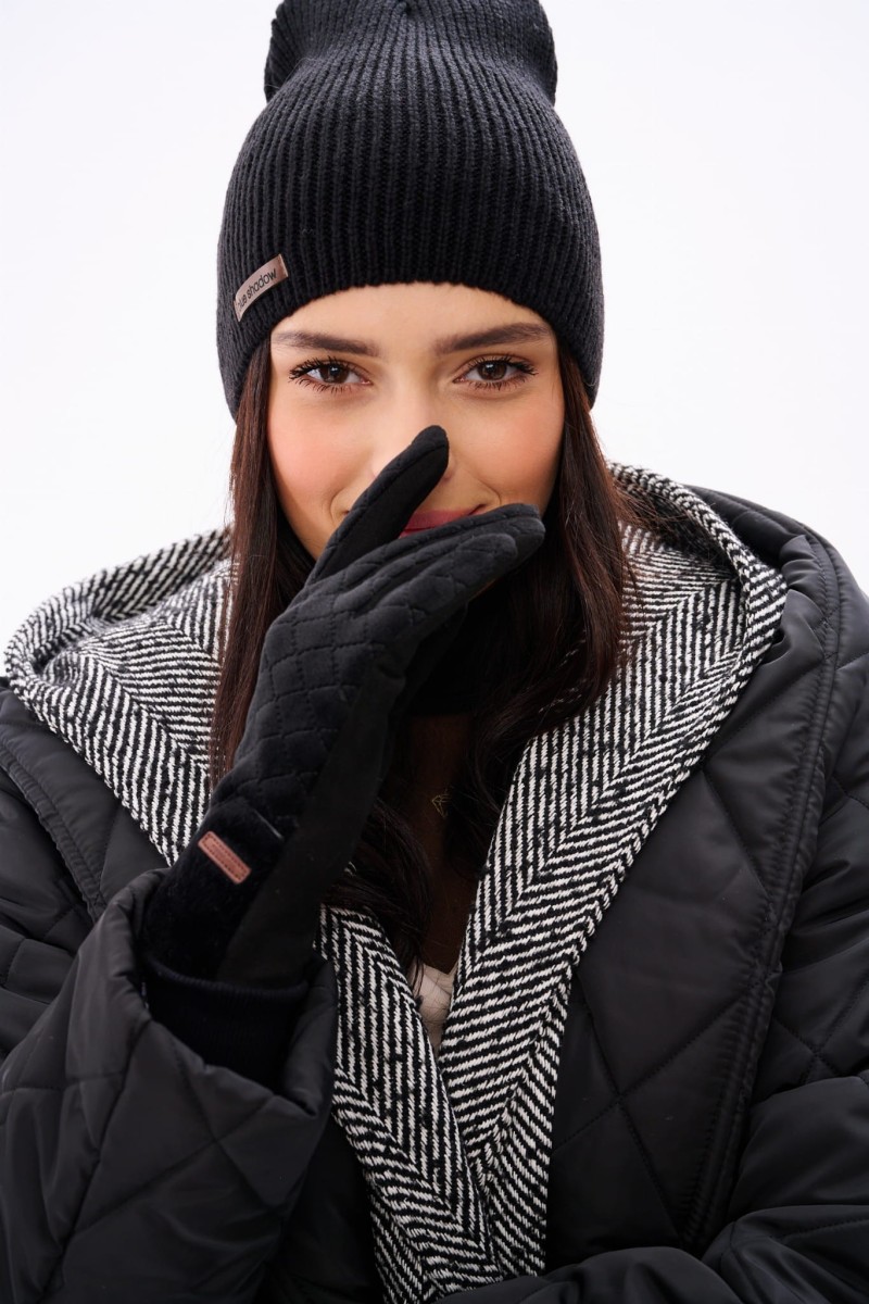 Rękawiczki Damskie AW24 #5 BS Czarny